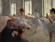 Edgar Degas The Rehearsal oil on canvas